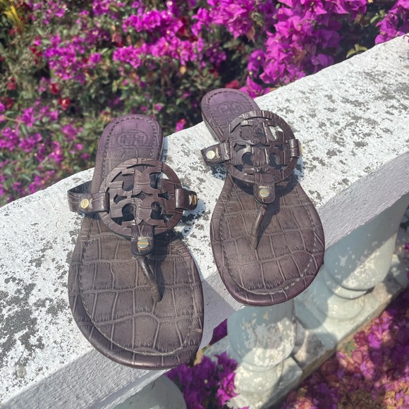 Tory Burch Miller Sandals. - Picture 3 of 12